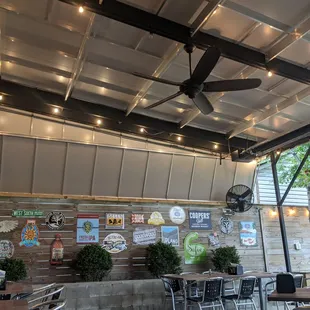 Nice permanent covered outdoor patio!