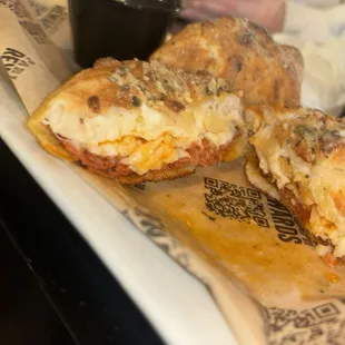 Inside of Pizza Bomb