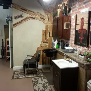 Shampoo station