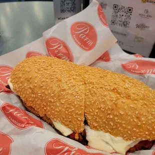 Chicken Parm Hero.