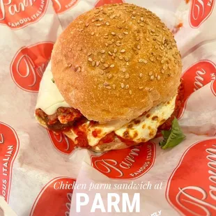 CHICKEN PARM ROLL