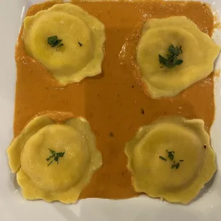 Lobster ravioli