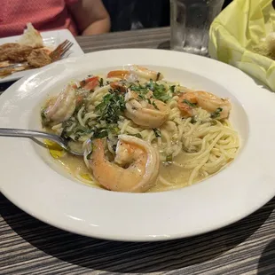 Shrimp scampi