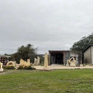 Grounds outside the tasting room at Parmeson Wines