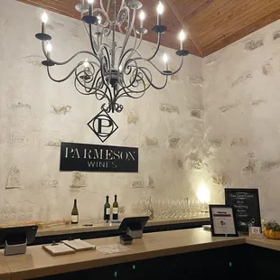 Tasting room at Parmeson Wines