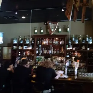 people sitting at the bar