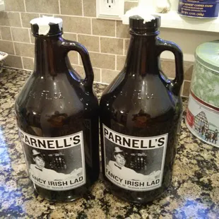 Growlers to go - "Fancy Irish Lad"