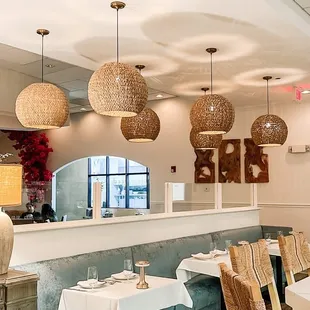 the interior of a restaurant