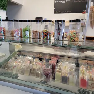 Paletas y toppings