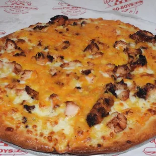 Chicken Alfredo Pizza