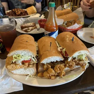 The seafood trifecta. My kids: it was nice knowing you, Mom