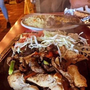 Las Fajitas Platter