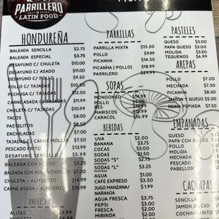 El menu