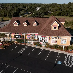 Outside view of the Parrot Bay store