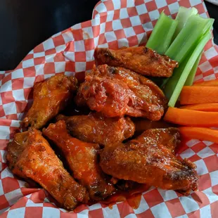 10 (Very Large) Smoked Firehouse Wings.