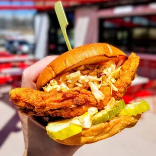 Hot Chicken Sandwich Buffalo Wings