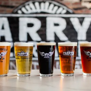Local Beers on Tap
