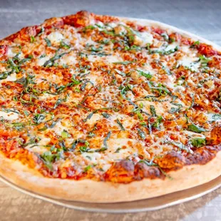 pizza, food