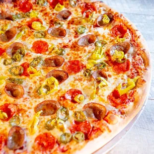 pizza, food