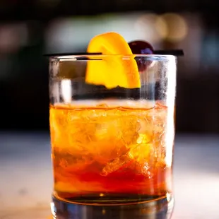 a closeup of the drink
