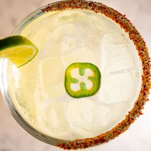 a jalapeno margarita
