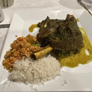 Lamb Shank Sabzi