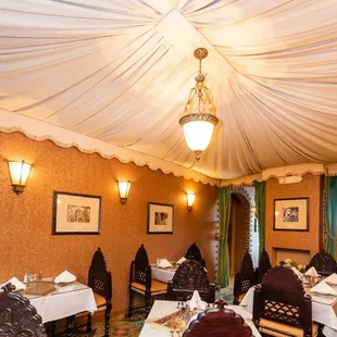 the interior of a restaurant