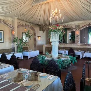 the interior of a restaurant