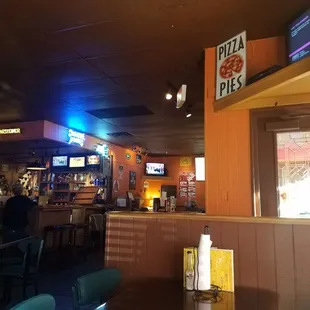 the interior of a restaurant