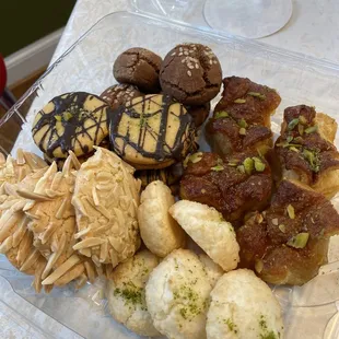 Cookies selected from their beautiful case!