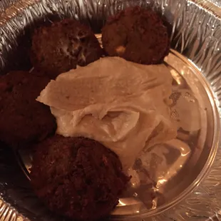 Falafel appetizer