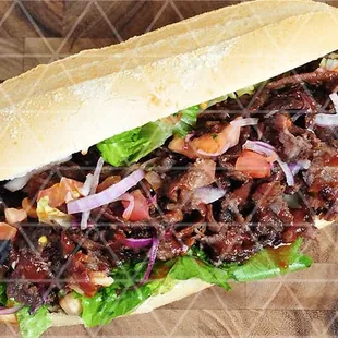 Parsley BBQ Baguette - Steak
