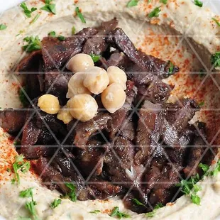 Parsley Hummus Shawarma - Bowl