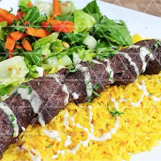 Beef Kabob Plate