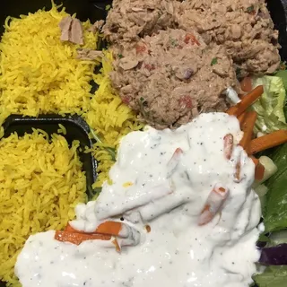 Parsley Tuna Plate