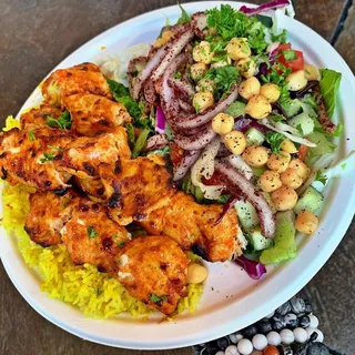 Chicken Shishkabob Plate