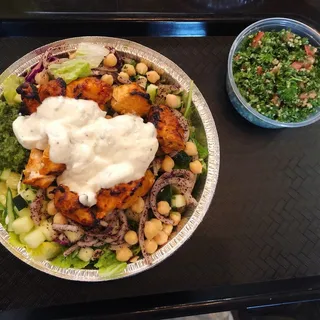 Chicken Shishkabob Salad