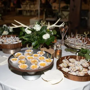 Their serving pieces fit right in with the "theme" of the wedding.  So effortless on our end of planning.