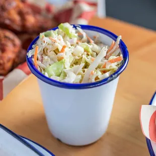 chicken and coleslaw