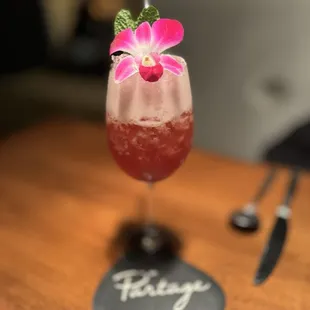 Passion lavender drink