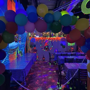 They have an area for parties and other events
