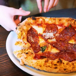 pizza, food