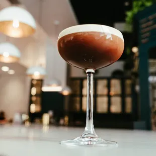 Espresso Martini made with single origin craft espresso from Novel Coffee Roasters