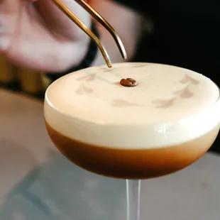 Espresso Martini made with single origin craft espresso from Novel Coffee Roasters