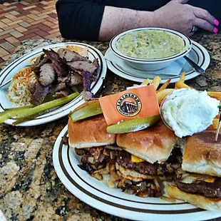 a plate of food on a table