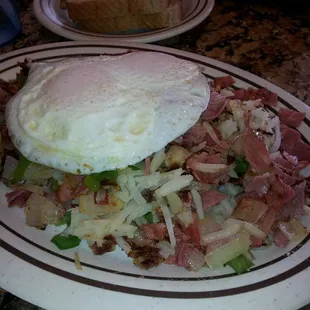 Corned beef hash at Parthenon Coney Island