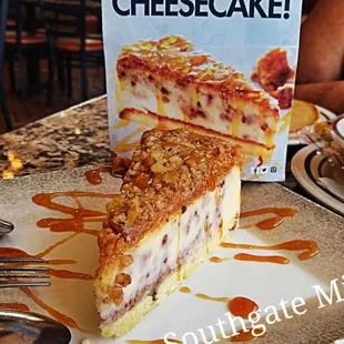 a slice of cheesecake