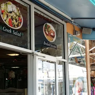 Outside on the main street