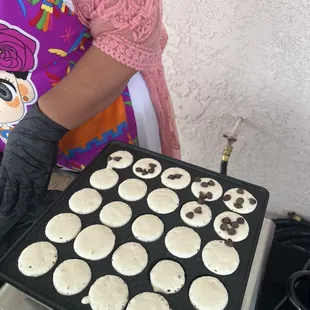 Mini pancakes