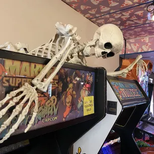 Arcade &amp; Halloween decorations